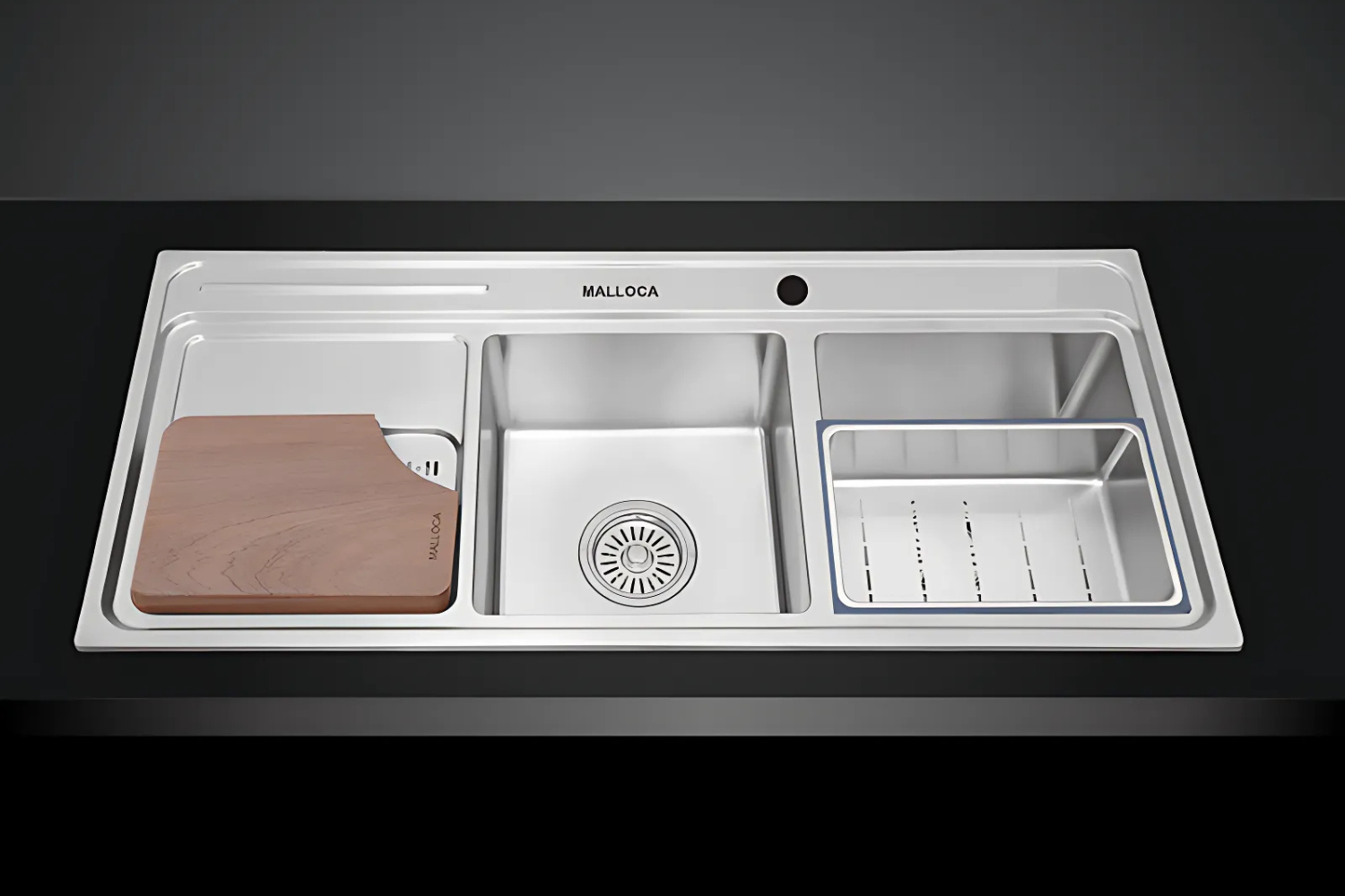 Máy Rửa Bát 2 Hố Inox 304 Malloca MS 8816 N