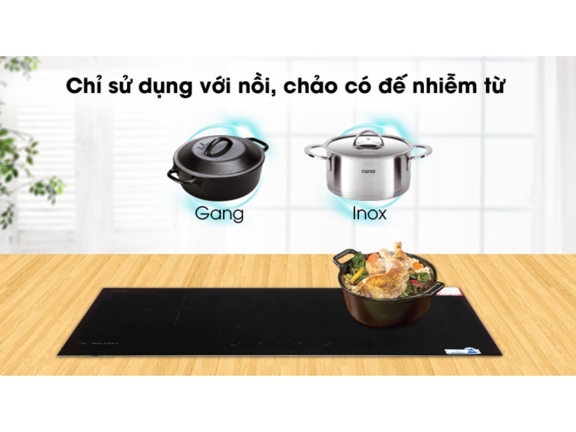 Bếp Từ Đôi Malloca MH-02I N | Lắp Âm 02 Vùng Nấu