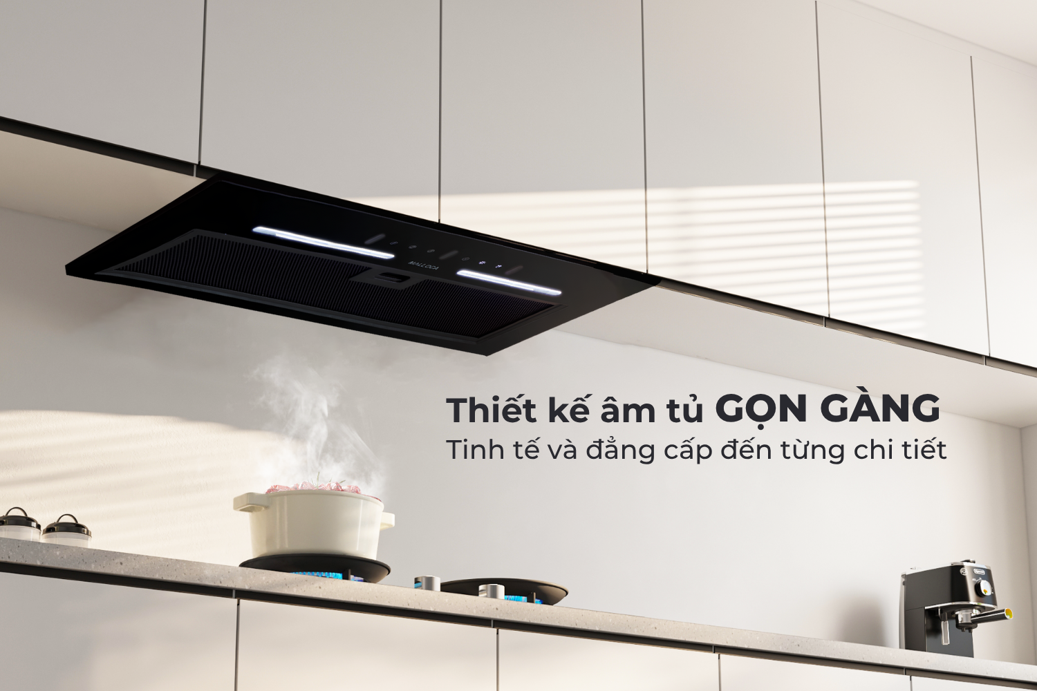 Máy hút mùi âm tủ Malloca MH 700GT