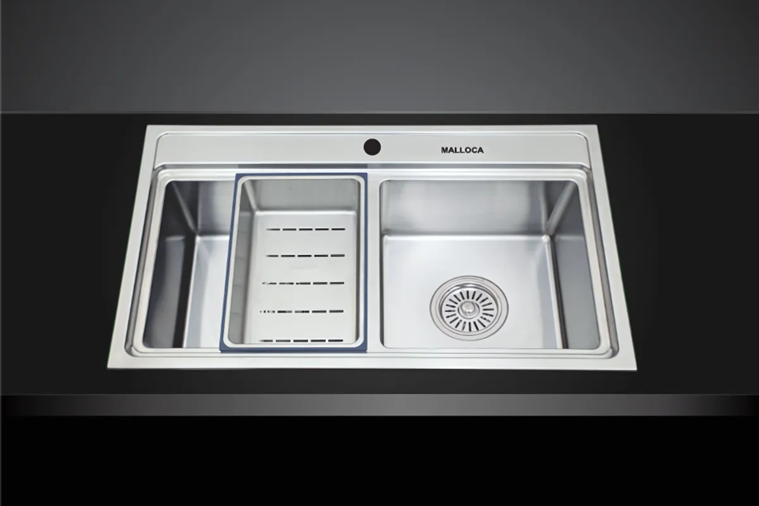 Máy Rửa Bát 2 Hố Inox 304 Malloca MS 8812