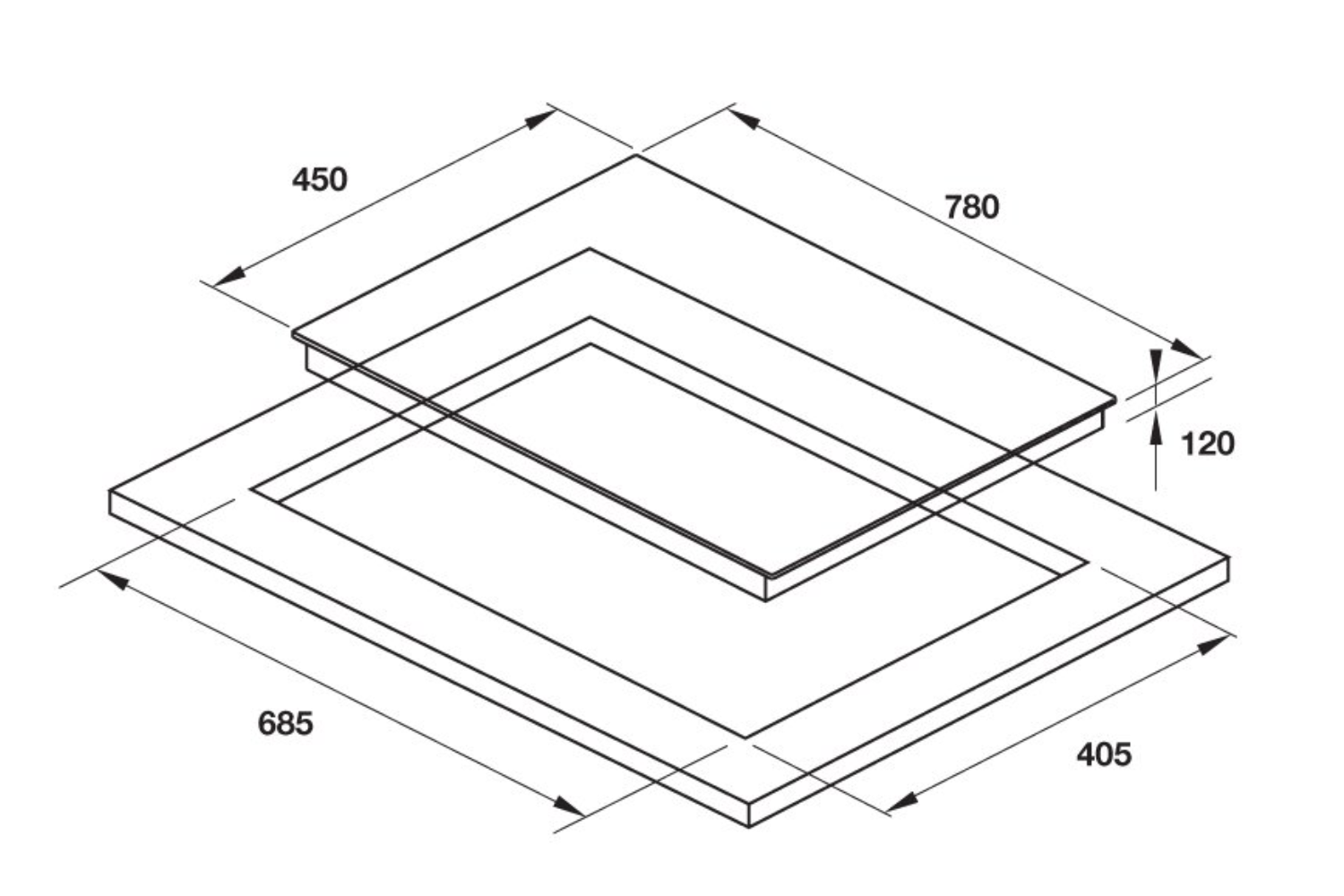 Bếp Gas Đôi Hafele HC-G782A - Bếp Âm 02 Vùng Nấu