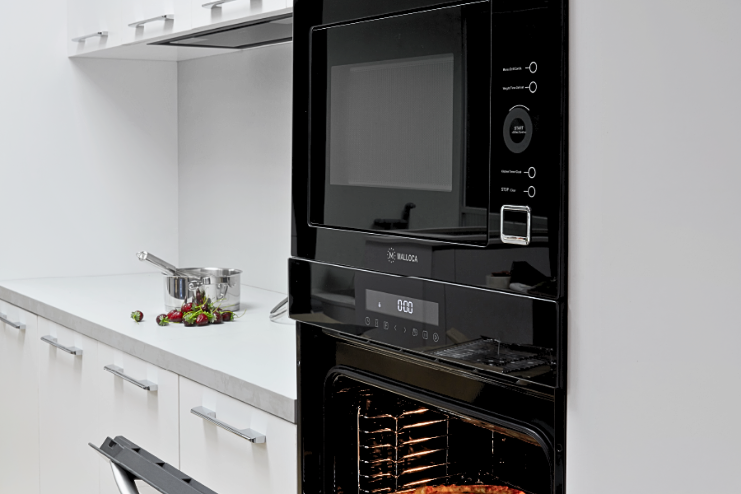 Lò Vi Sóng Có Nướng Malloca MW-927BG | Lắp Âm 27 Lít