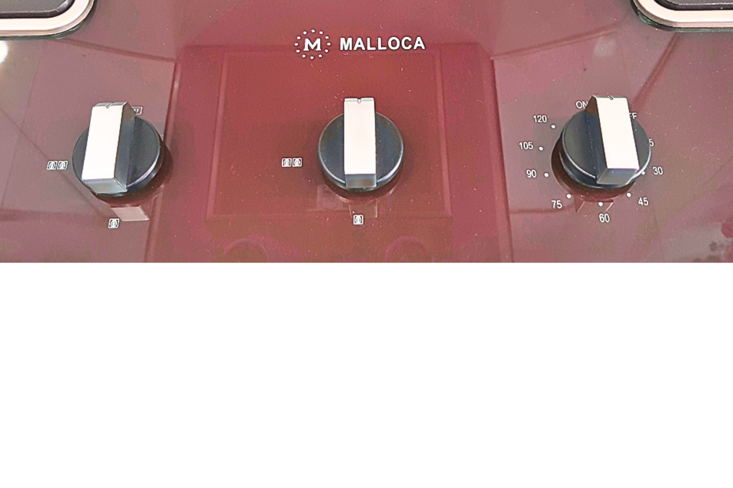 Bếp Gas Malloca AS 930R - Bếp Âm 03 Vùng Nấu