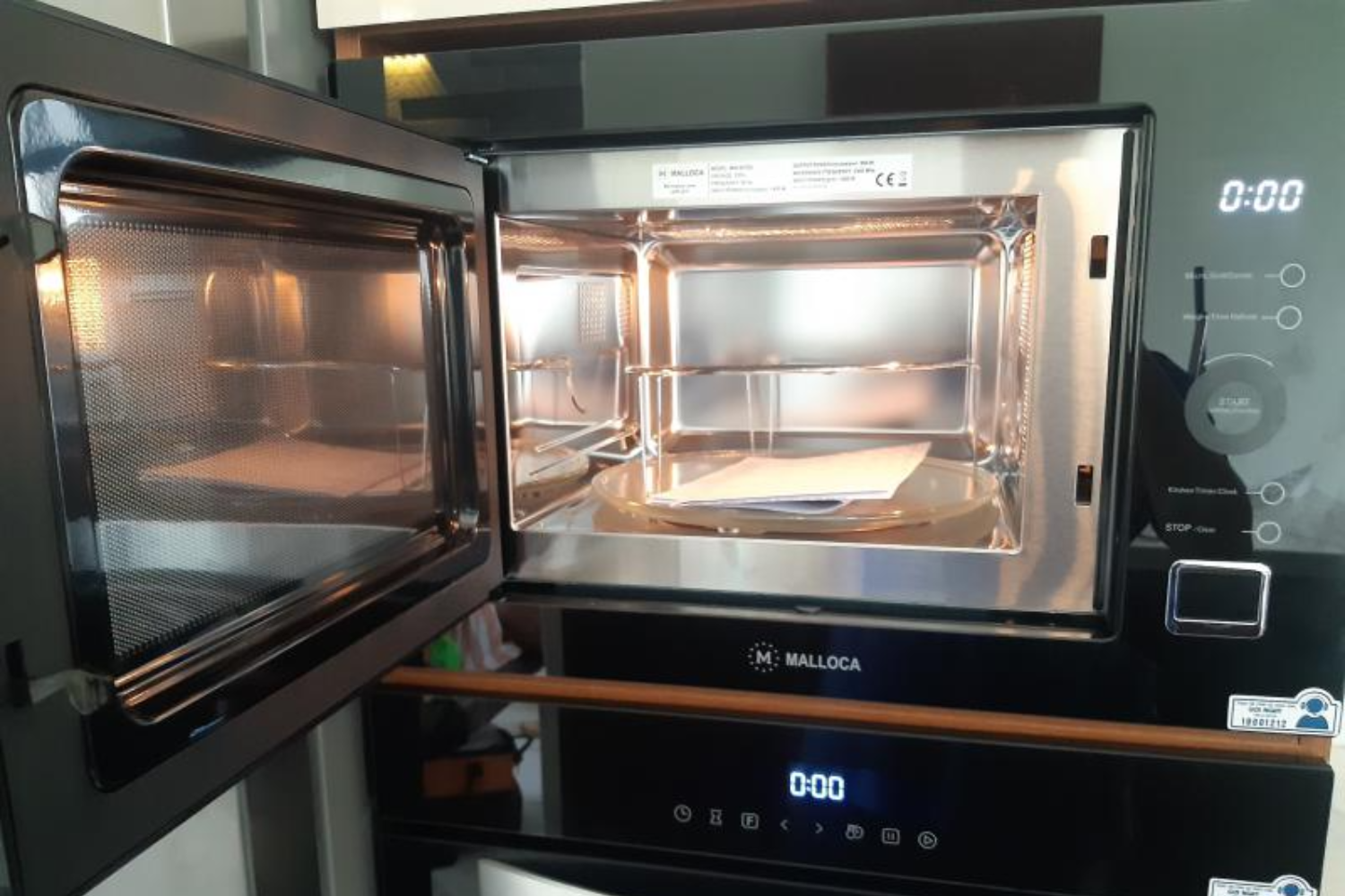 Lò Vi Sóng Có Nướng Malloca MW-927BG | Lắp Âm 27 Lít