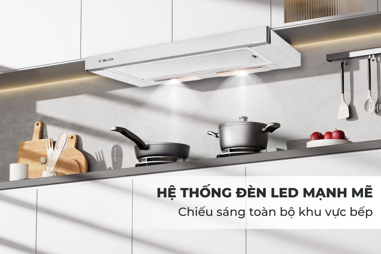 Máy hút mùi âm tủ Malloca K1507 | 70 cm