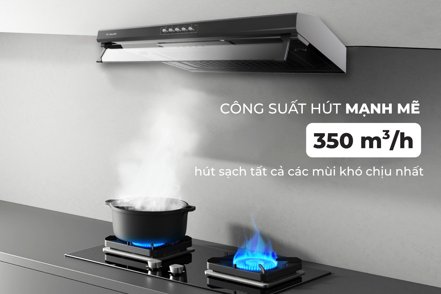 Máy hút mùi âm tủ Malloca H107B