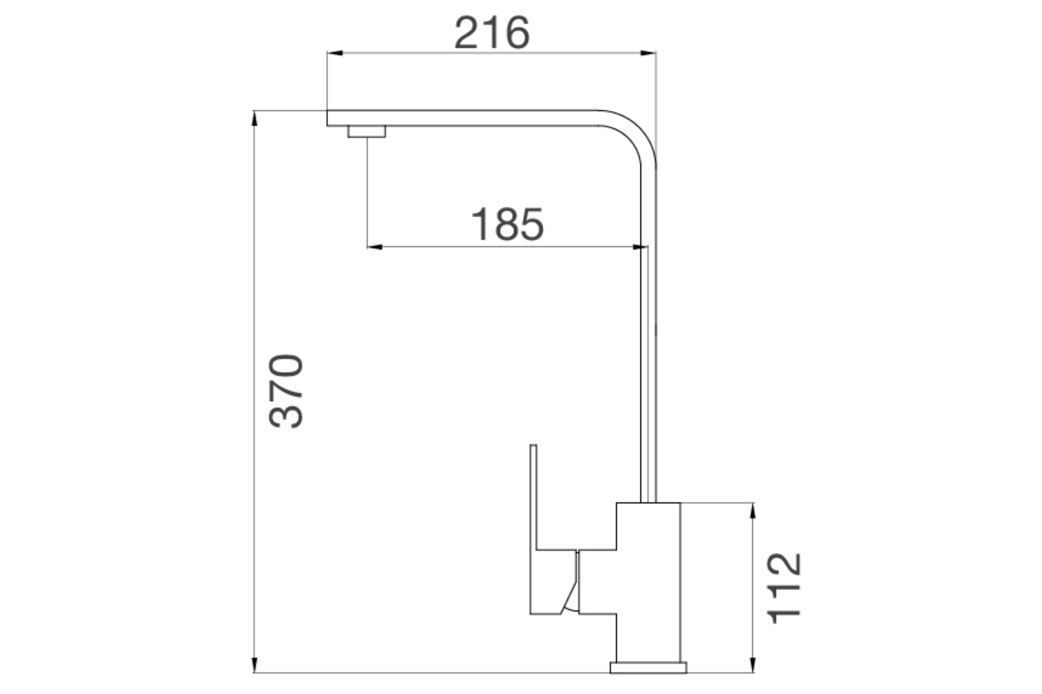 Vòi Rửa Bát Nóng Lạnh Malloca K536S | Inox 304