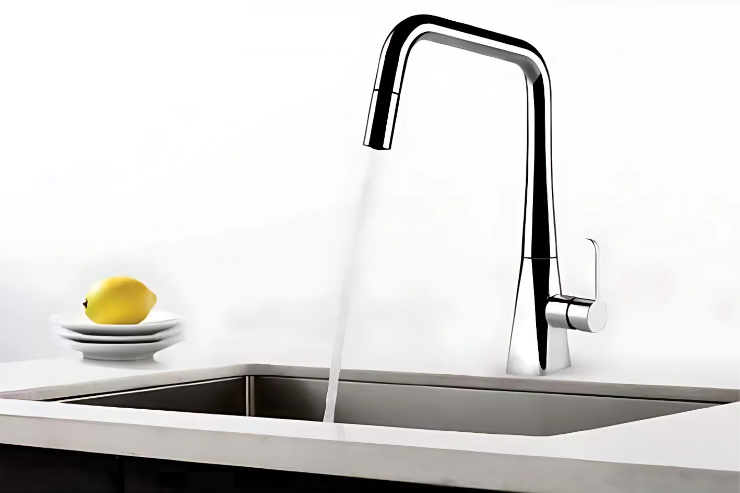 Vòi Rửa Bát Nóng Lạnh Dây Rút Hafele HT20-CH1P241 (570.82.220) | Đồng thau mạ Chrome