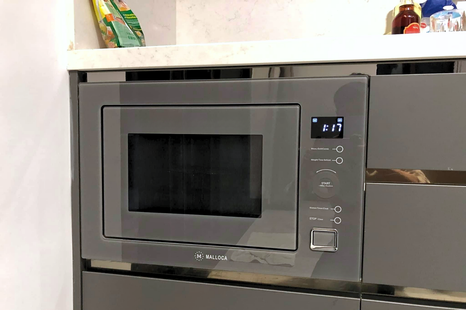 Lò Vi Sóng Có Nướng Malloca MW-927BG | Lắp Âm 27 Lít