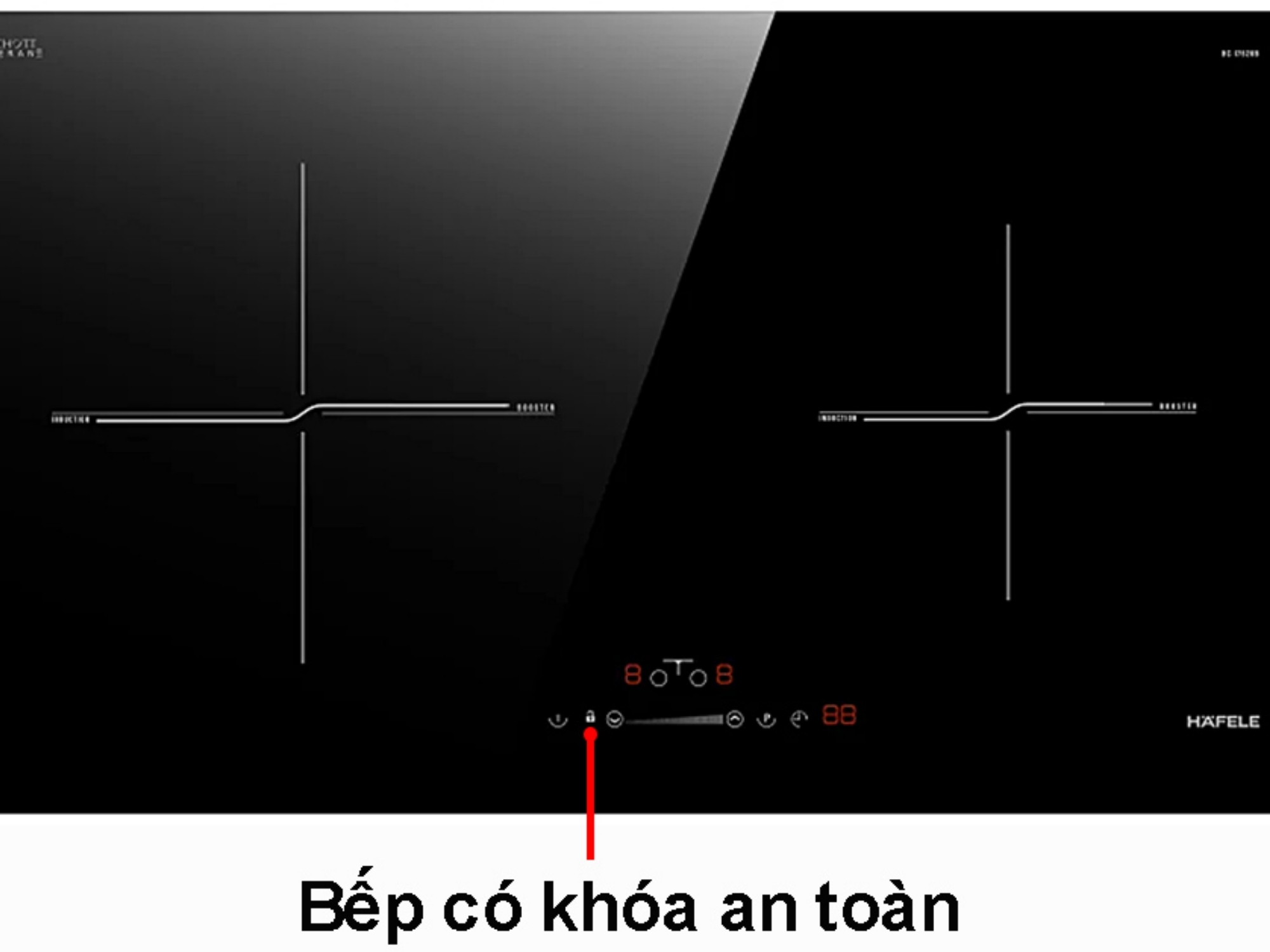 Bếp Từ Đôi Hafele HC-I7520B | Lắp Âm 02 Vùng Nấu