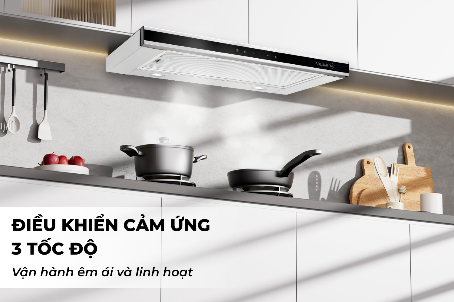 Máy hút mùi âm tủ Malloca K1506 TC