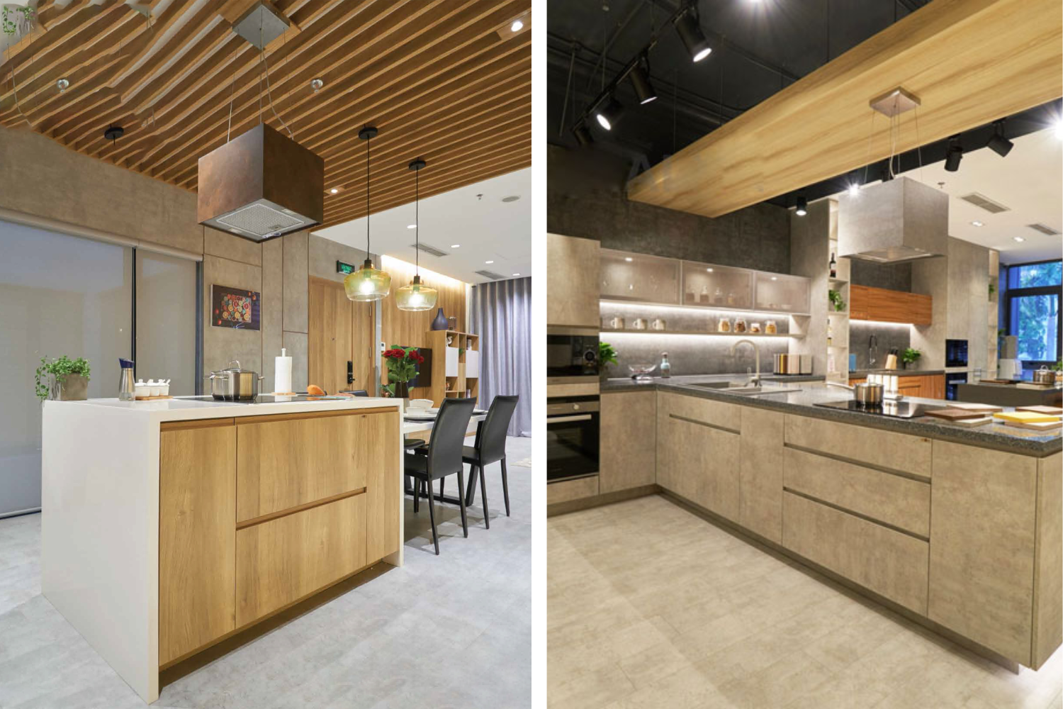 Máy hút mùi đảo Malloca CONCRETE K-400BR