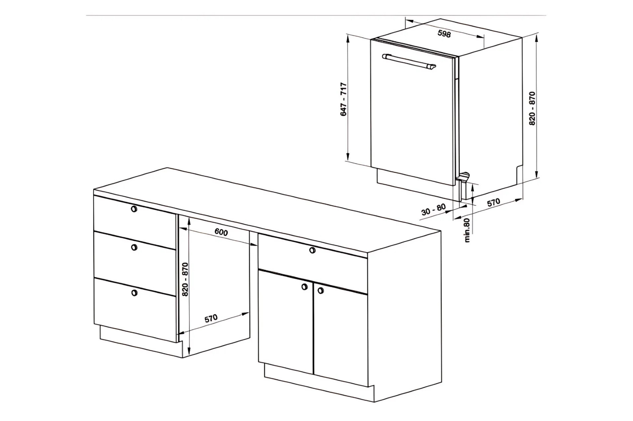 Máy Rửa Bát Âm Toàn Phần Hafele HDW-FI60D 533.23.320