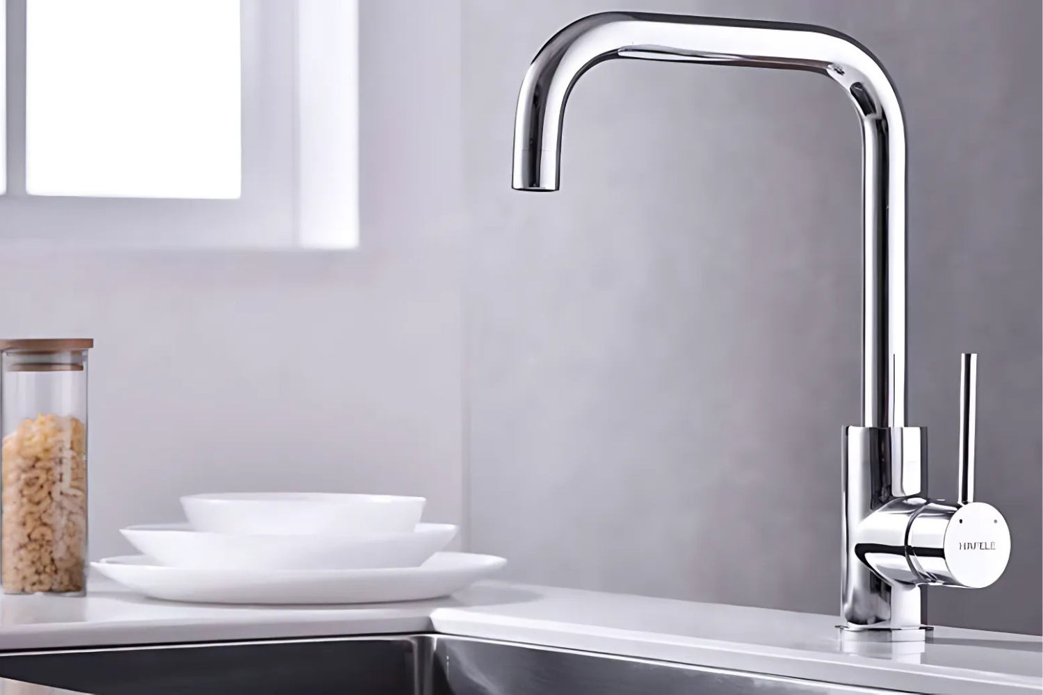 Vòi Rửa Chén Nóng Lạnh Hafele HT21-CH1F220U 577.55.250 | Đồng Thau Mạ Chrome