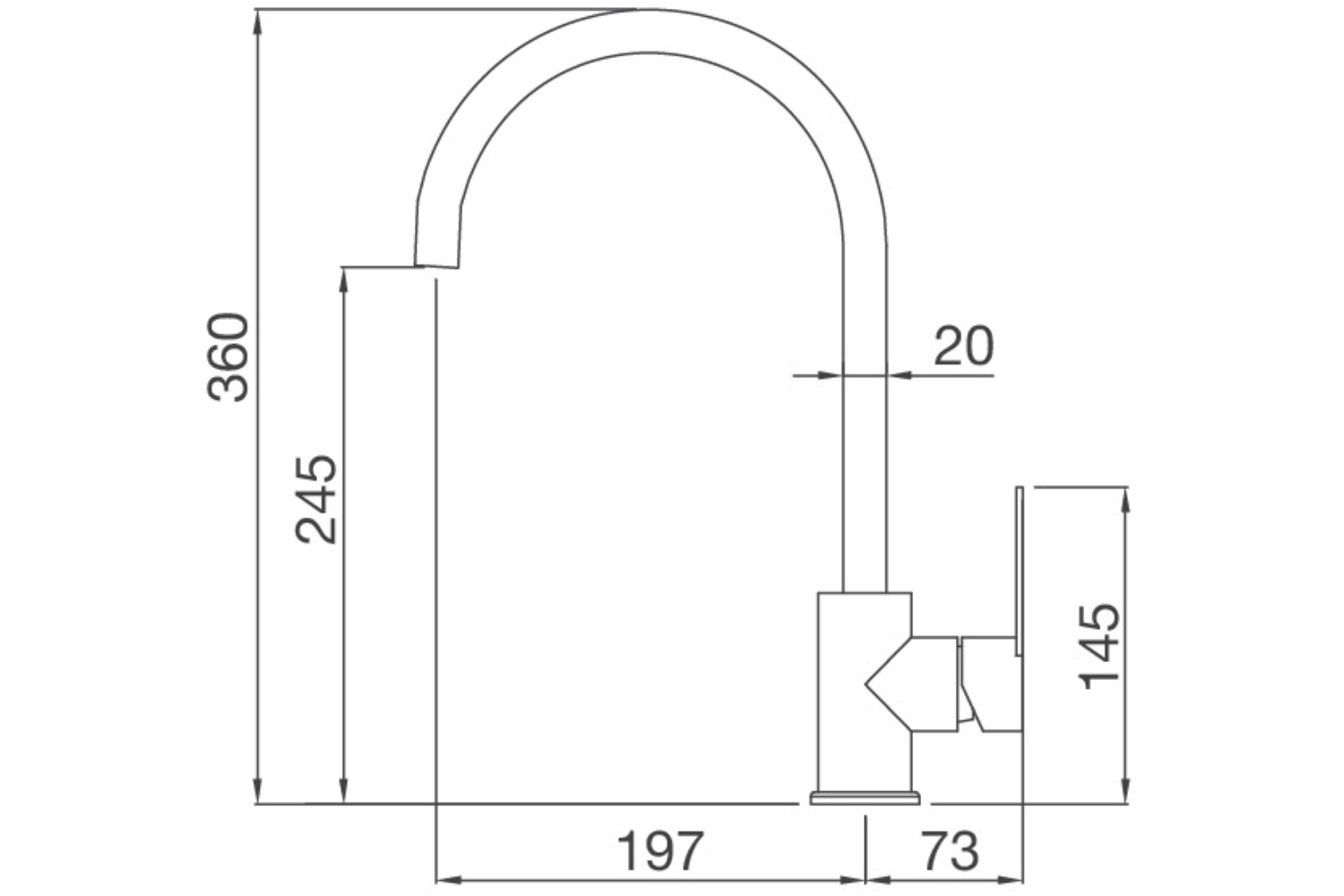 Vòi Rửa Bát Nóng Lạnh Malloca MF-062 | Đồng Thau Sơn Giả Đá, Màu Kem