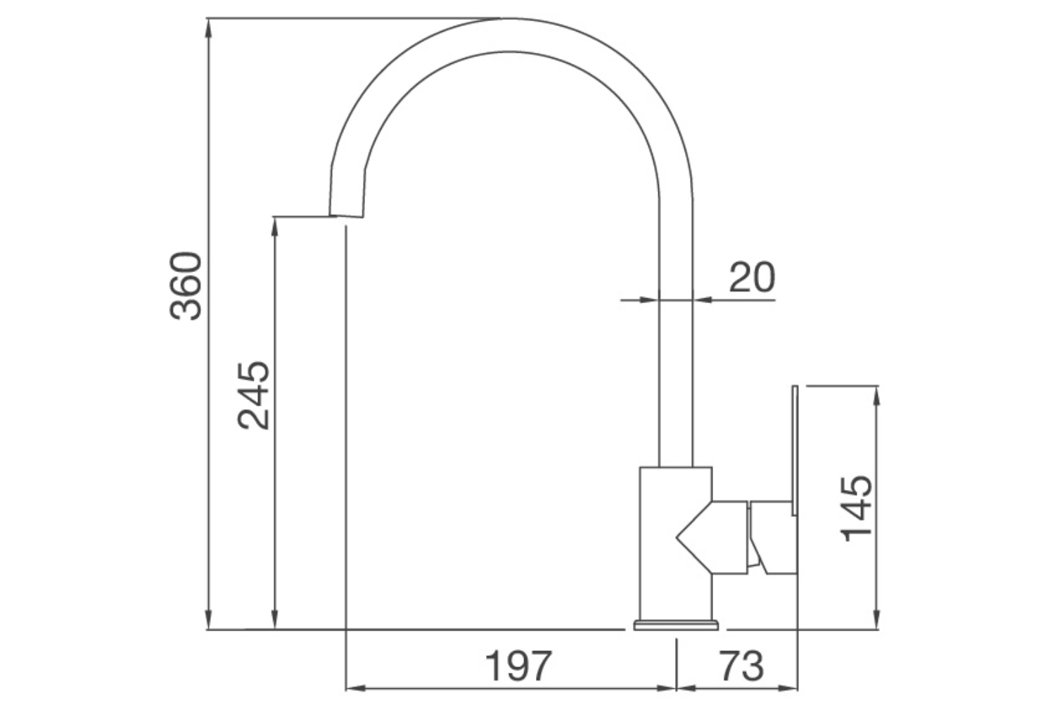 Vòi Rửa Bát Nóng Lạnh Malloca MF-043 | Đồng Thau Sơn Giả Đá, Màu Đất