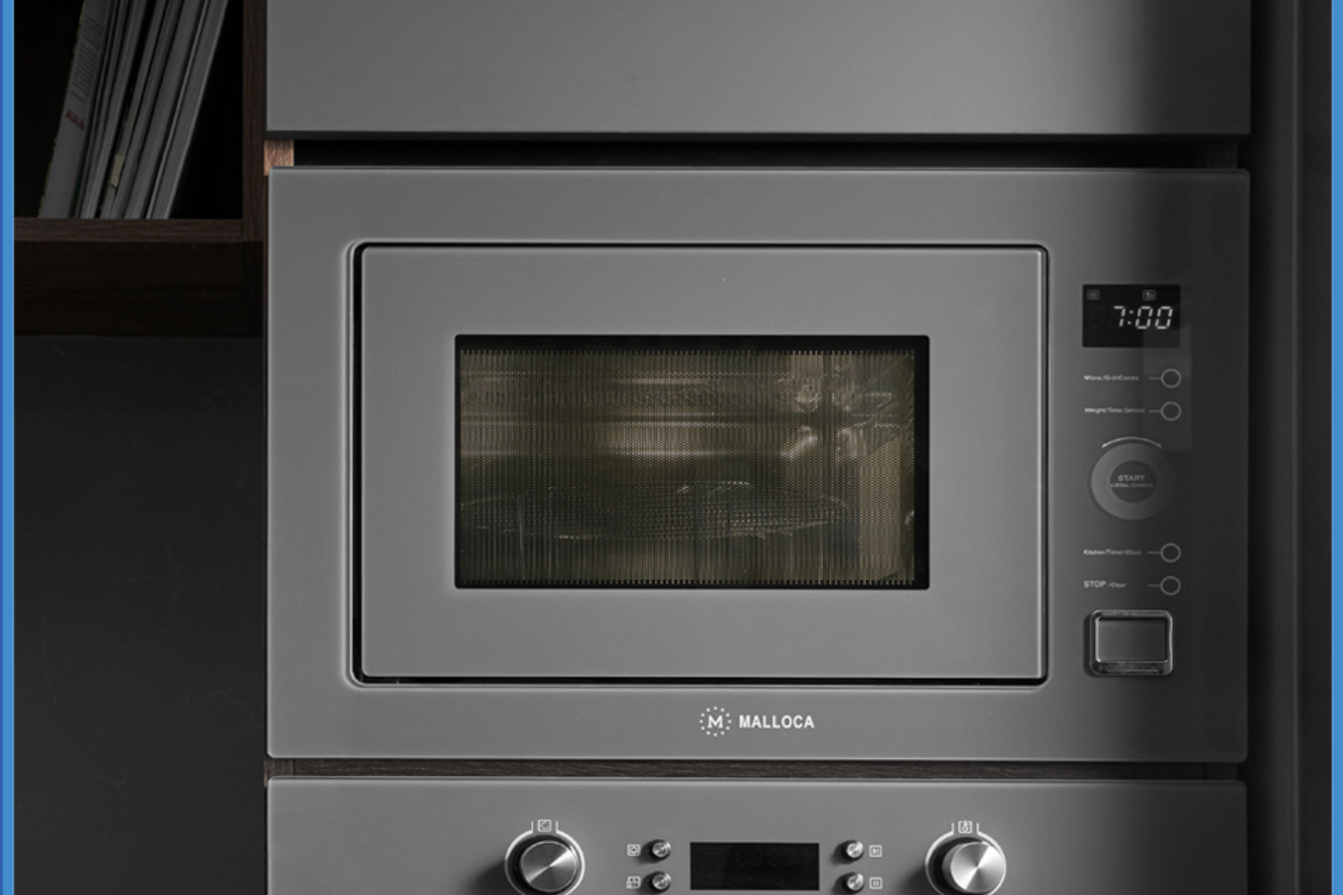 Lò Vi Sóng Có Nướng Malloca MW-927BG | Lắp Âm 27 Lít
