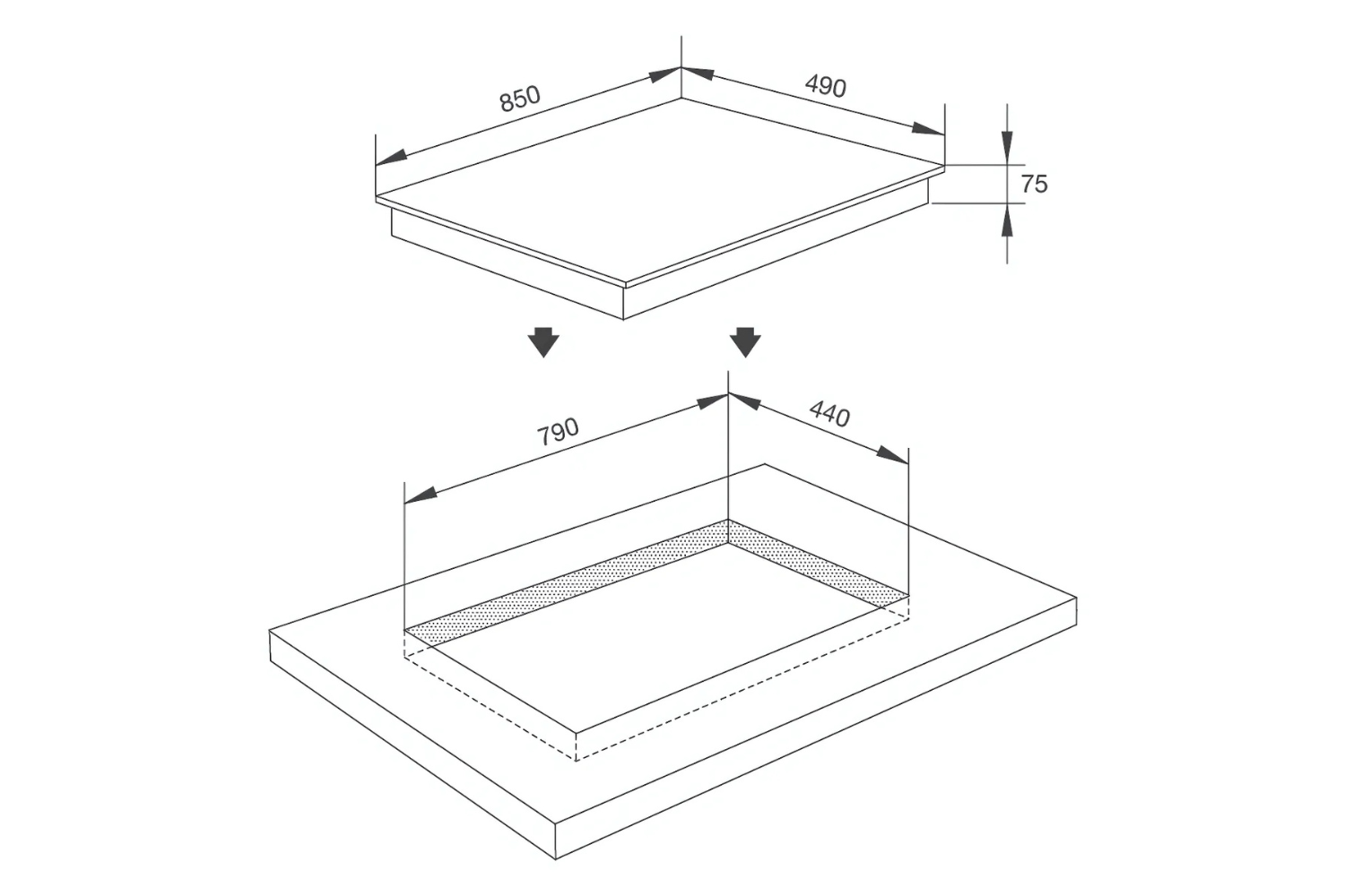 Bếp Gas Đôi Malloca AS 9602B - Bếp Âm 02 Vùng Nấu
