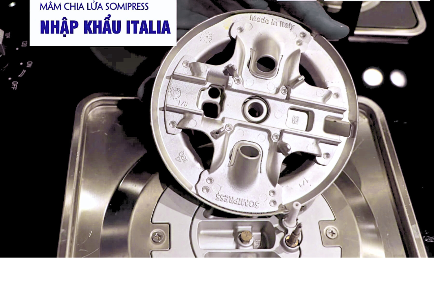 Bếp Gas Malloca AS 930L - Bếp Âm 03 Vùng Nấu