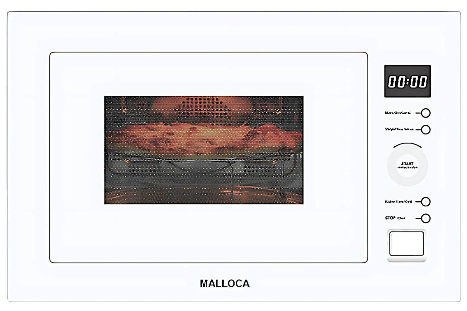 Lò Vi Sóng Có Nướng Malloca MW-927BG | Lắp Âm 27 Lít
