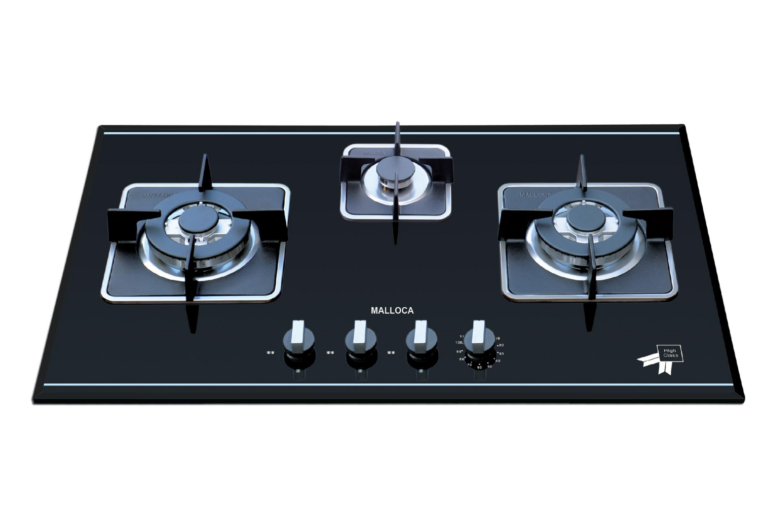 Bếp Gas Malloca AS 9403B - Bếp Âm 03 Vùng Nấu