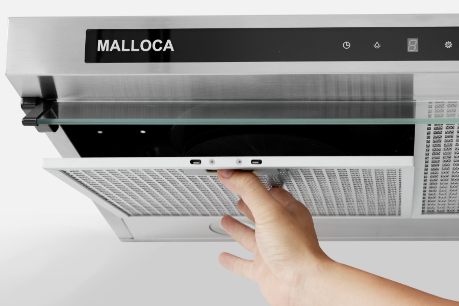 Máy hút mùi âm tủ Malloca H342.7 TC