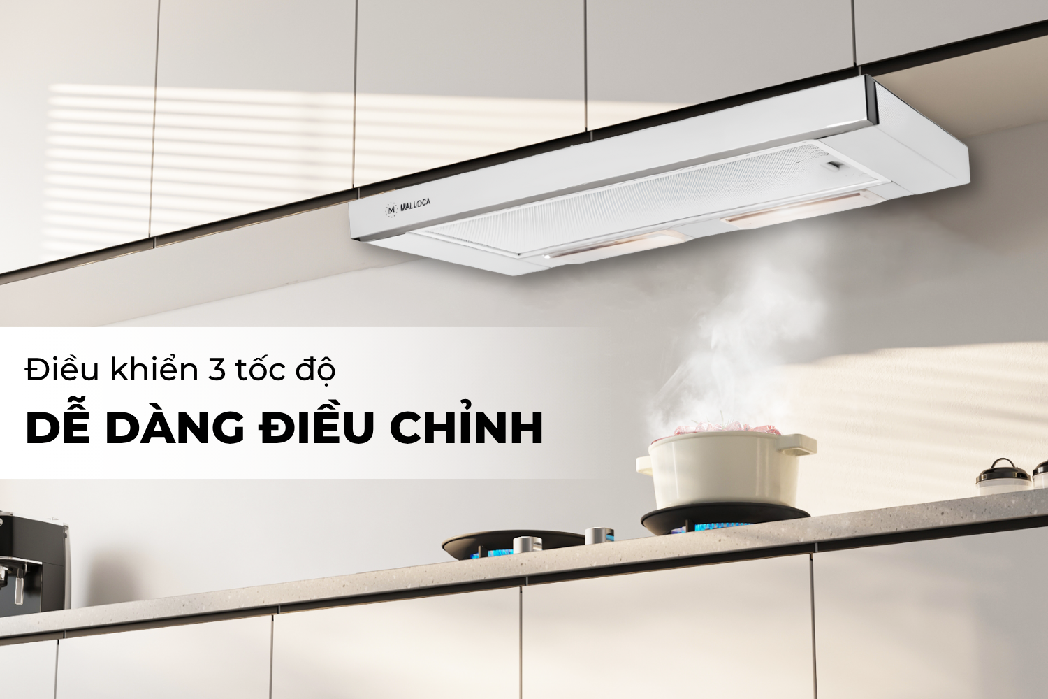 Máy hút mùi âm tủ Malloca K1507 | 70 cm