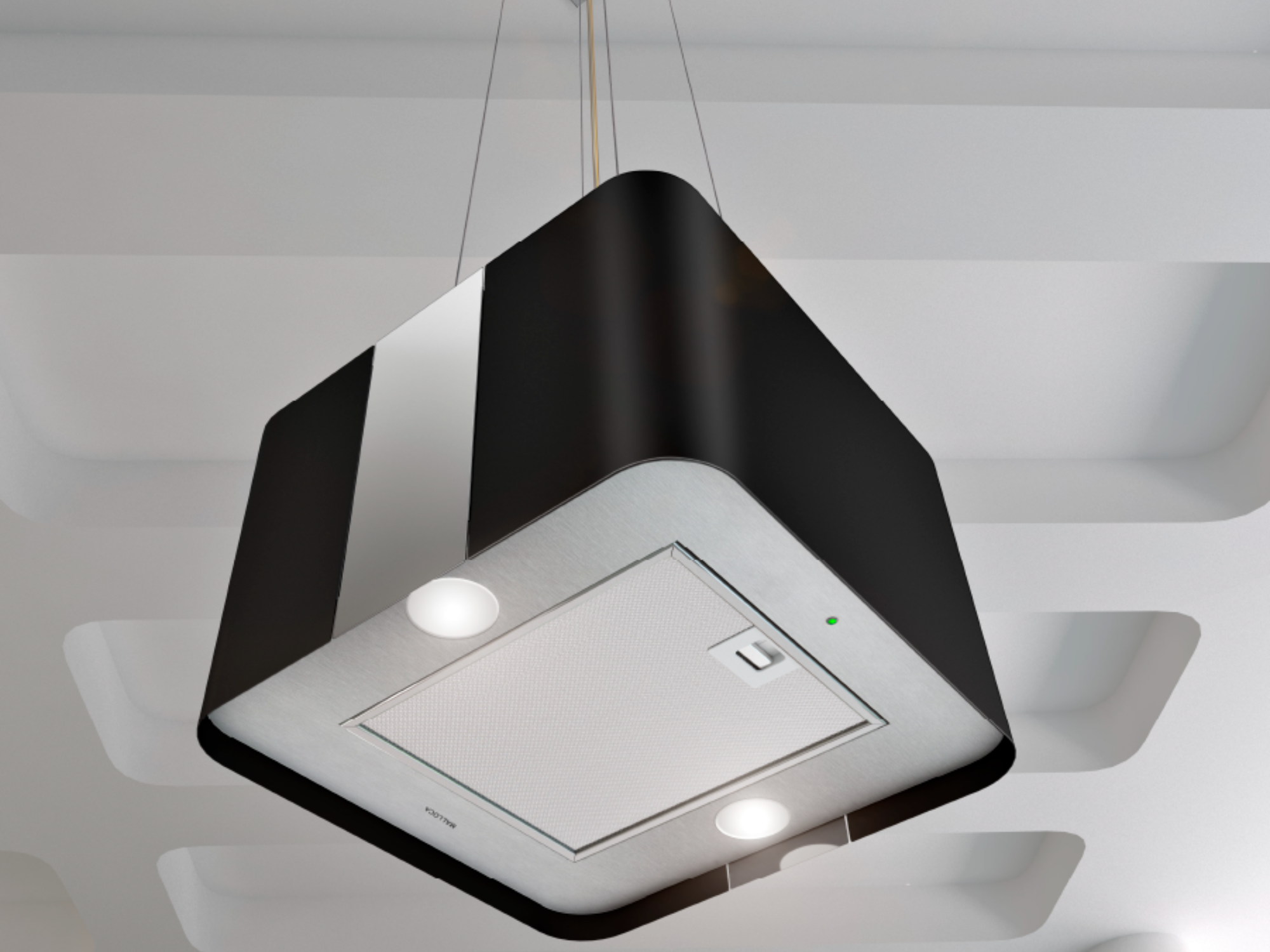 Máy hút mùi đảo Malloca CUBE F-181