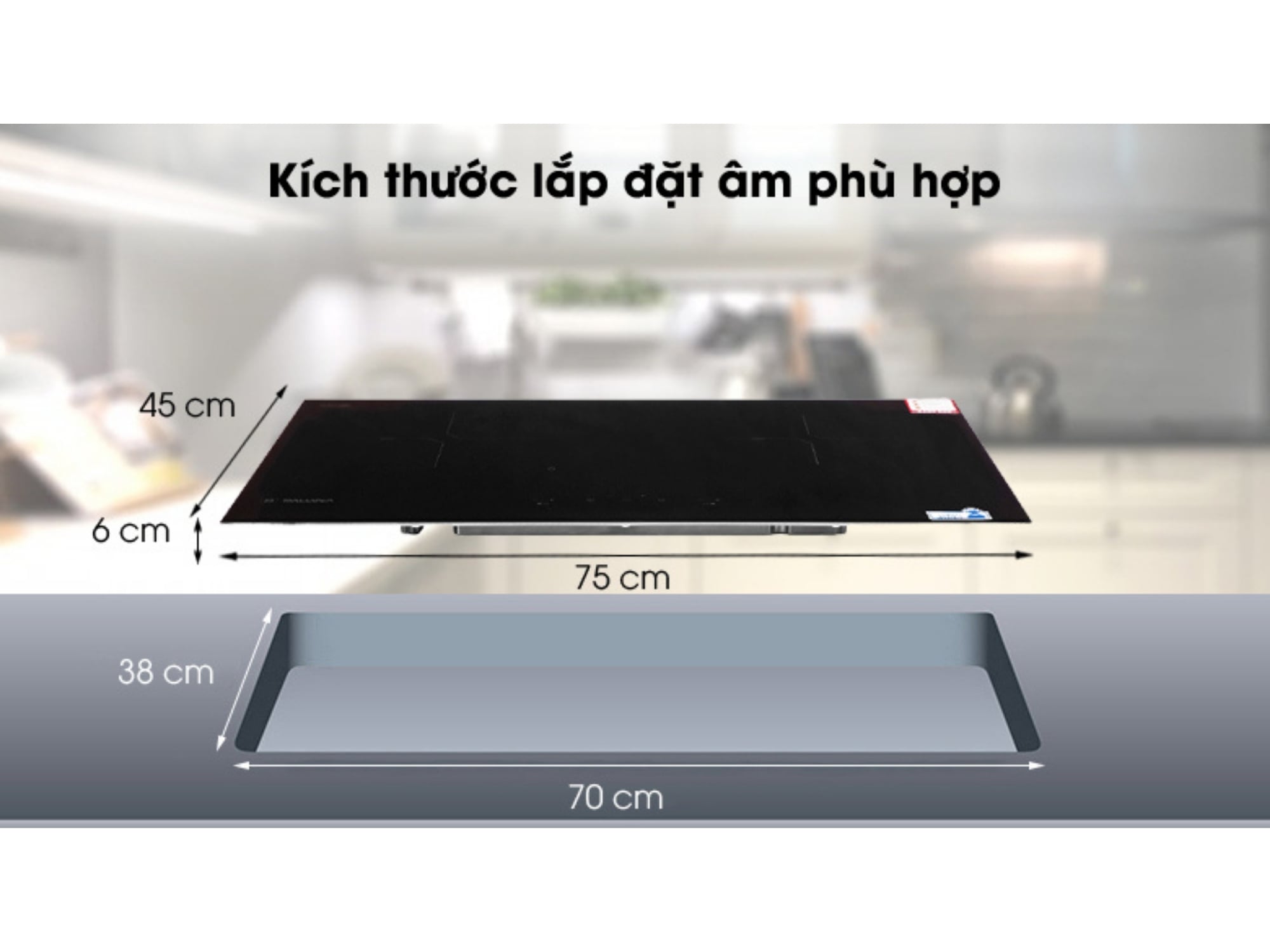 Bếp Từ Đôi Malloca MH-02I N | Lắp Âm 02 Vùng Nấu