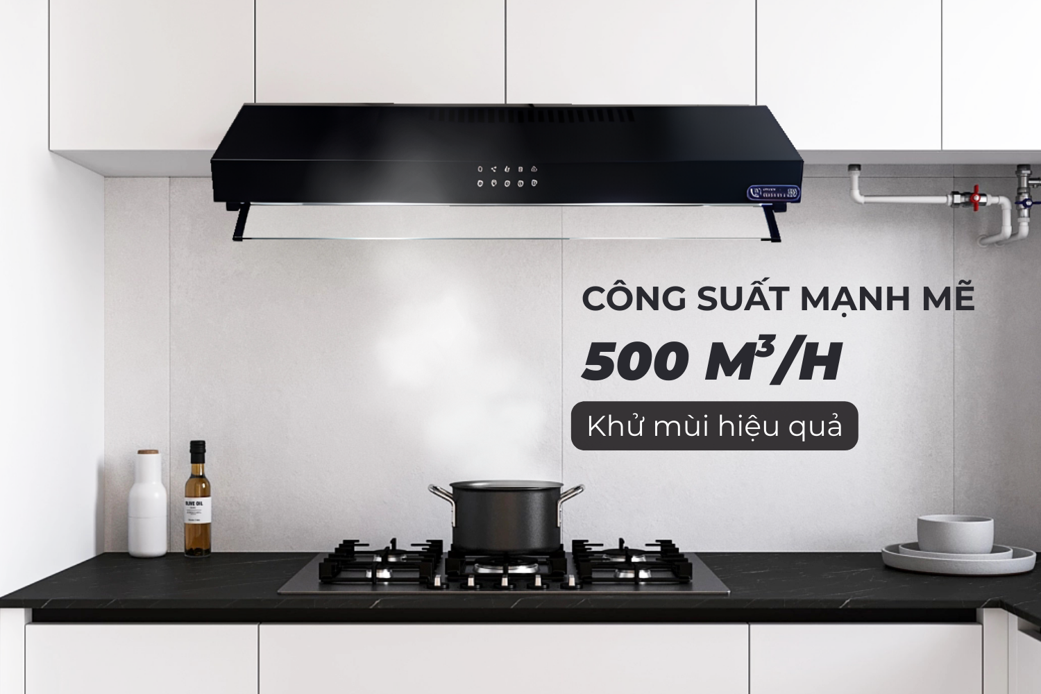 Máy hút mùi âm tủ Malloca H365.7B