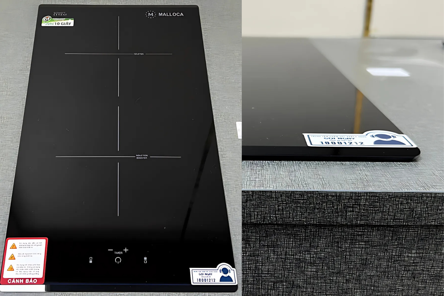 Bếp Từ Đôi Domino Malloca MDI 302