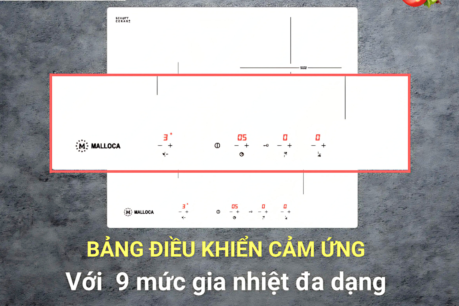 Bếp từ Malloca MI 593 WN