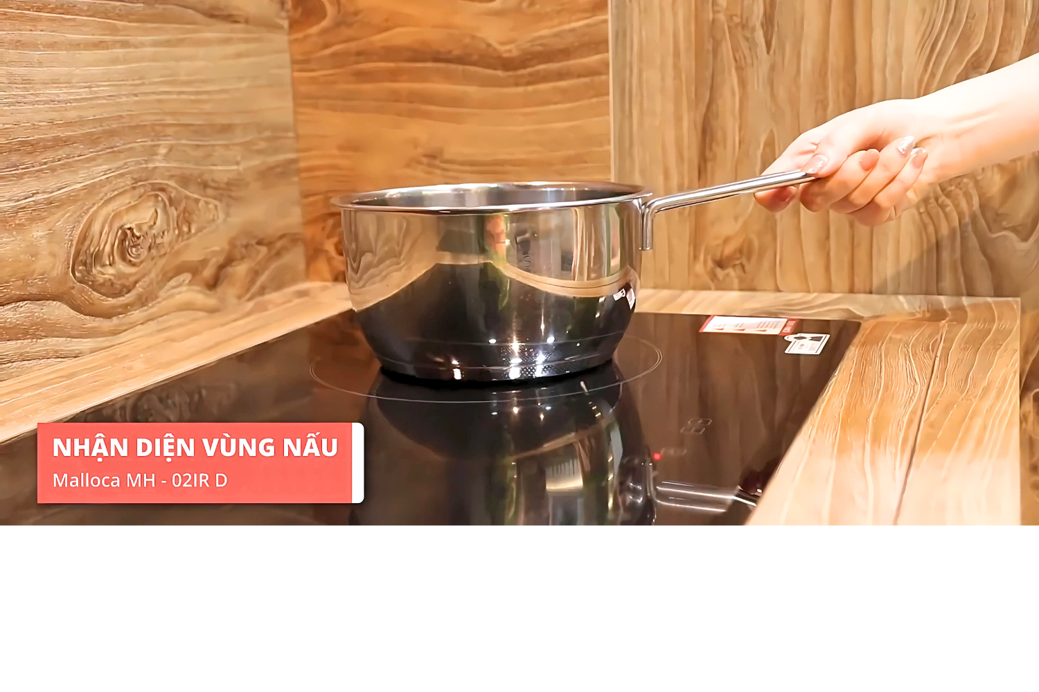 Bếp Điện Từ Đôi Malloca MH-02IR D - Bếp Từ Kết Hợp Hồng Ngoại 2 Vùng Nấu