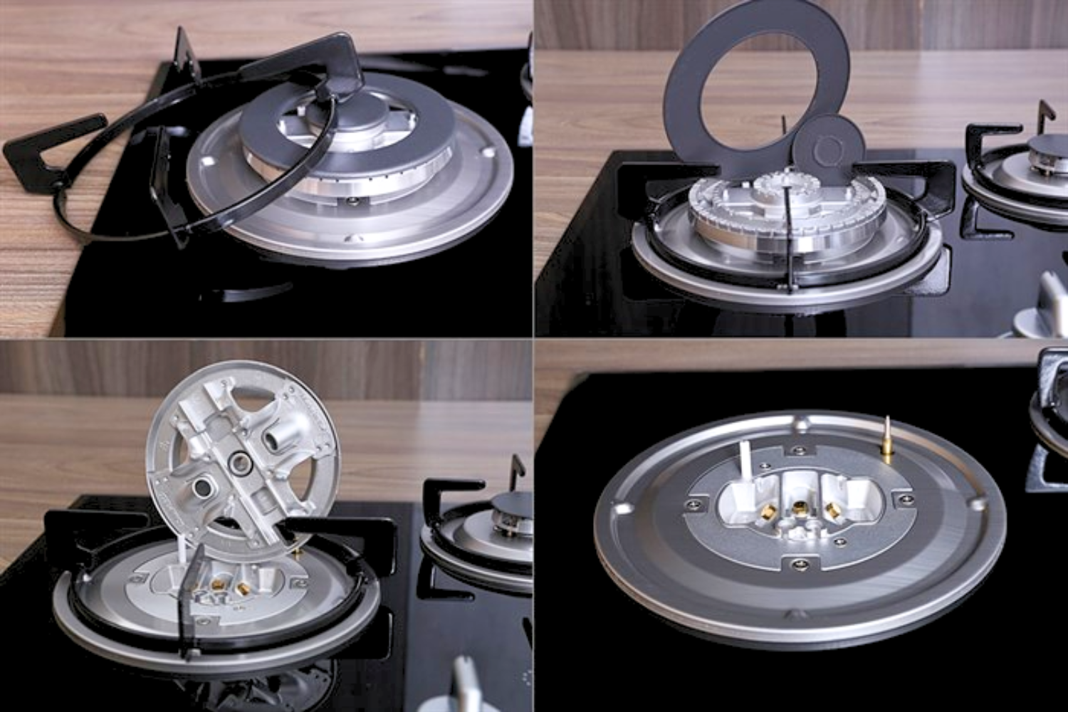 Bếp Gas Malloca GHG 733B - Bếp Âm 03 Vùng Nấu