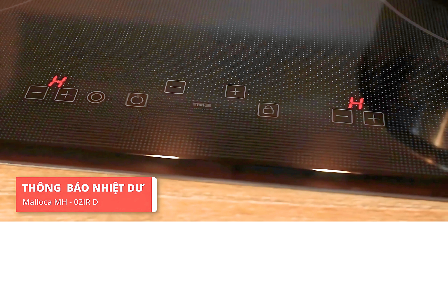 Bếp Điện Từ Đôi Malloca MH-02IR D - Bếp Từ Kết Hợp Hồng Ngoại 2 Vùng Nấu