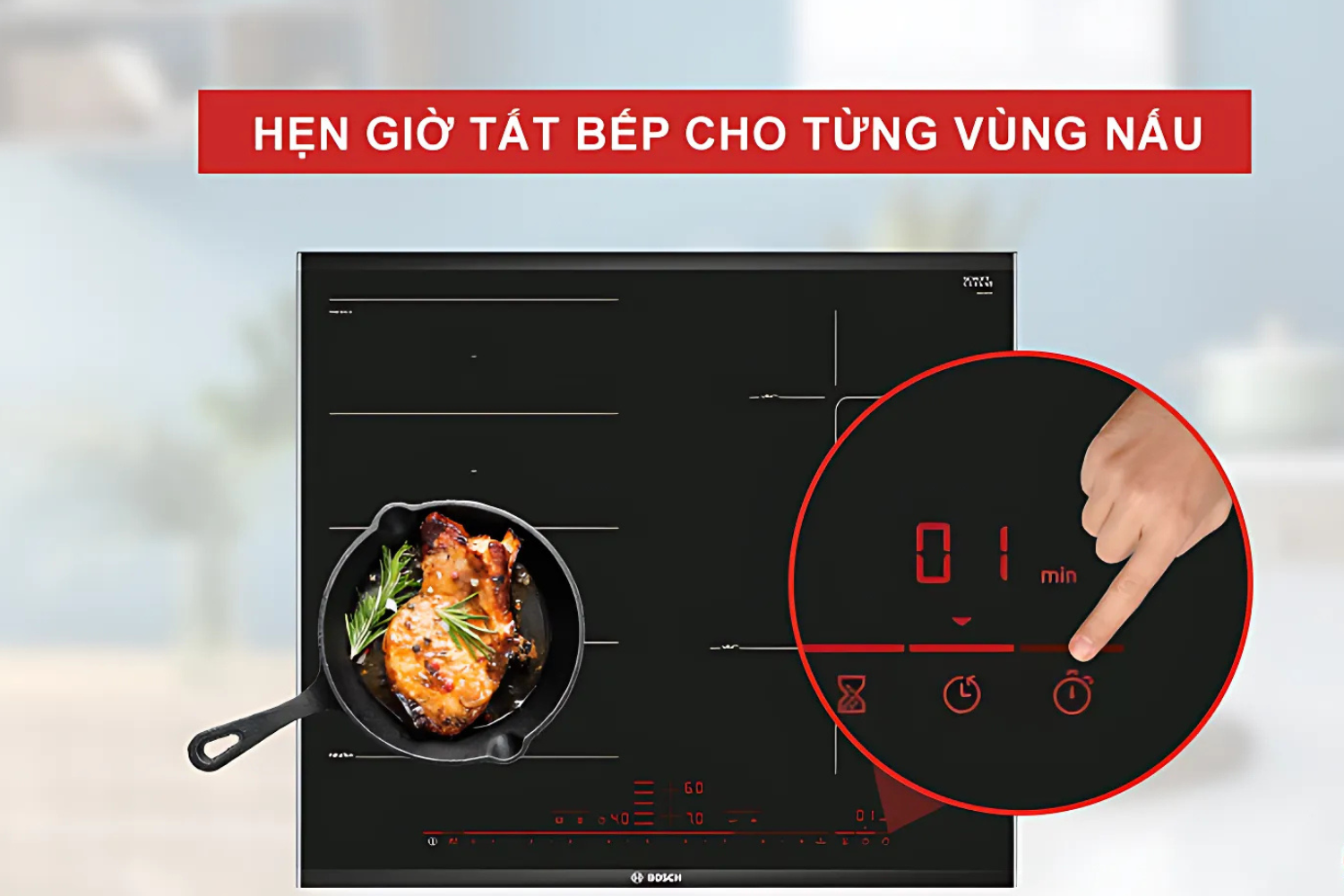 Bếp Từ Âm Bosch PXE675DC1E Serie 6 | 04 Vùng Nấu