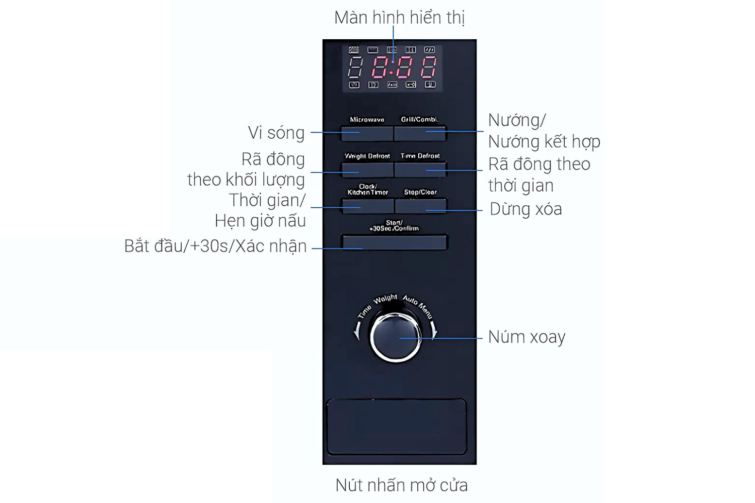 Lò Vi Sóng Có Nướng Hafele HM-B38A (535.34.000) | Lắp Âm 25 Lít
