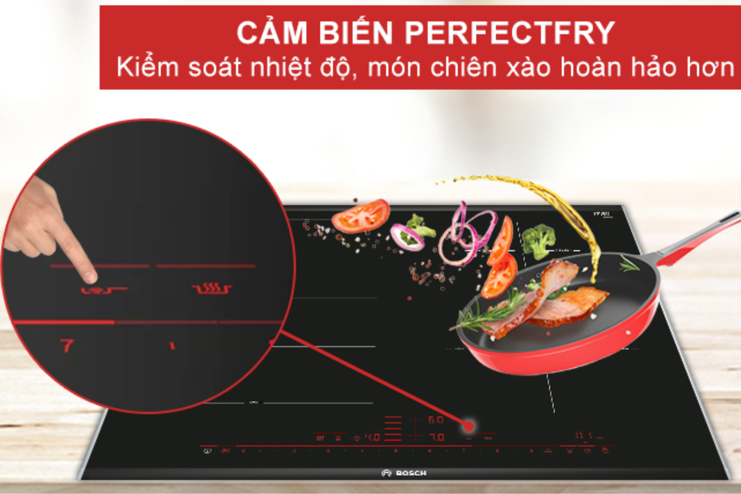 Bếp Từ Âm Bosch PXE675DC1E Serie 6 | 04 Vùng Nấu