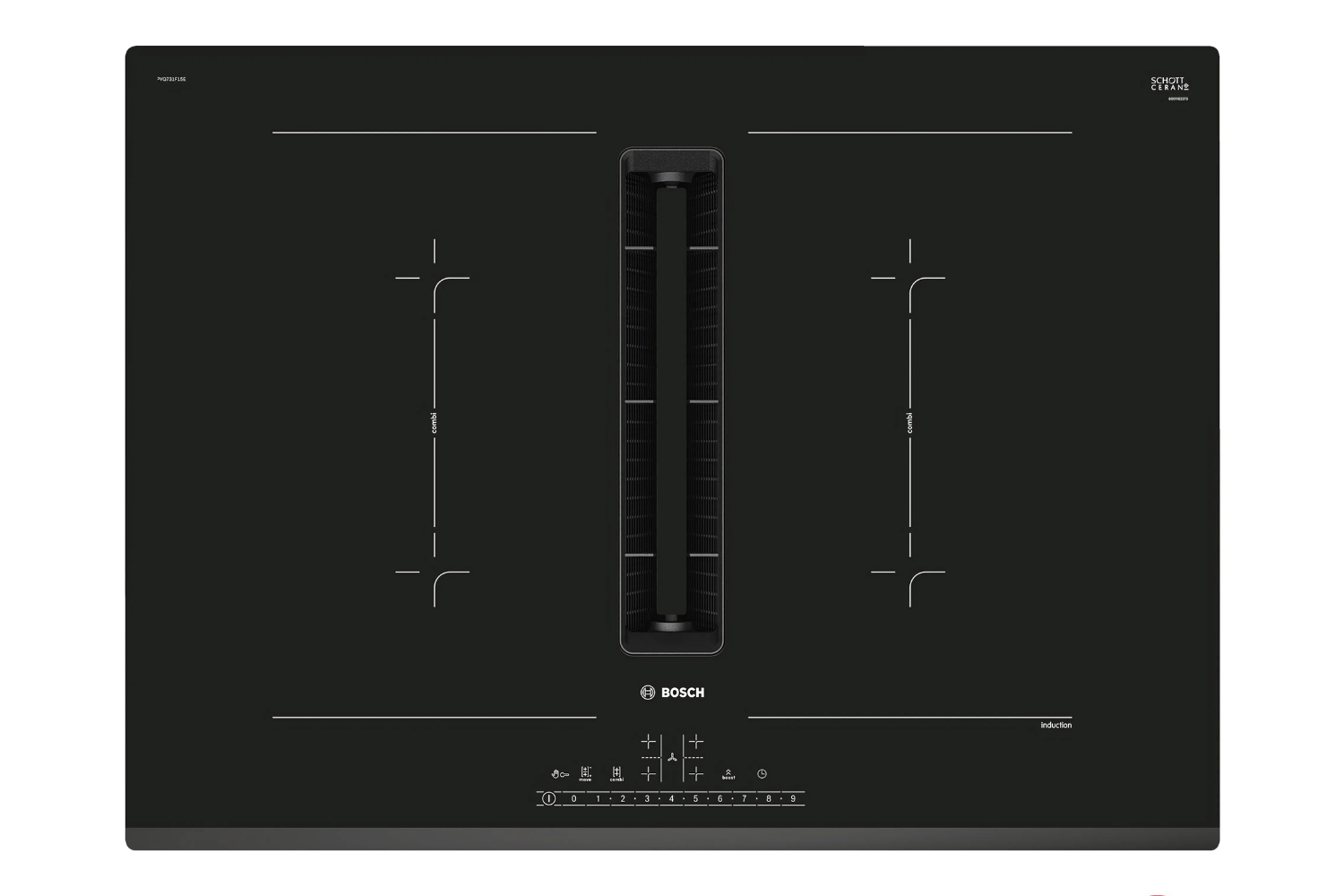 Bếp từ kết hợp hút mùi Bosch PVQ731F15E