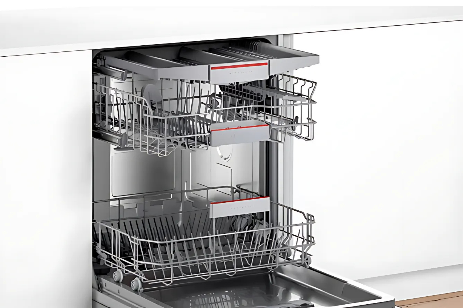 Máy Rửa Bát Âm Bán Phần Bosch SMI4HVS33E Series 4