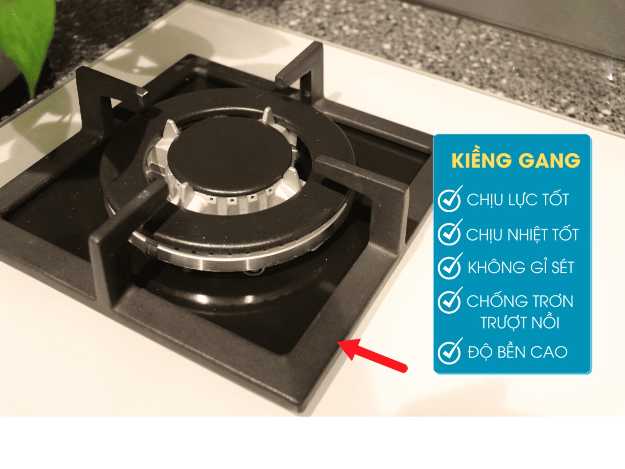 Bếp Gas Malloca AS 9502W (Màu Trắng) - Bếp Âm 02 Vùng Nấu