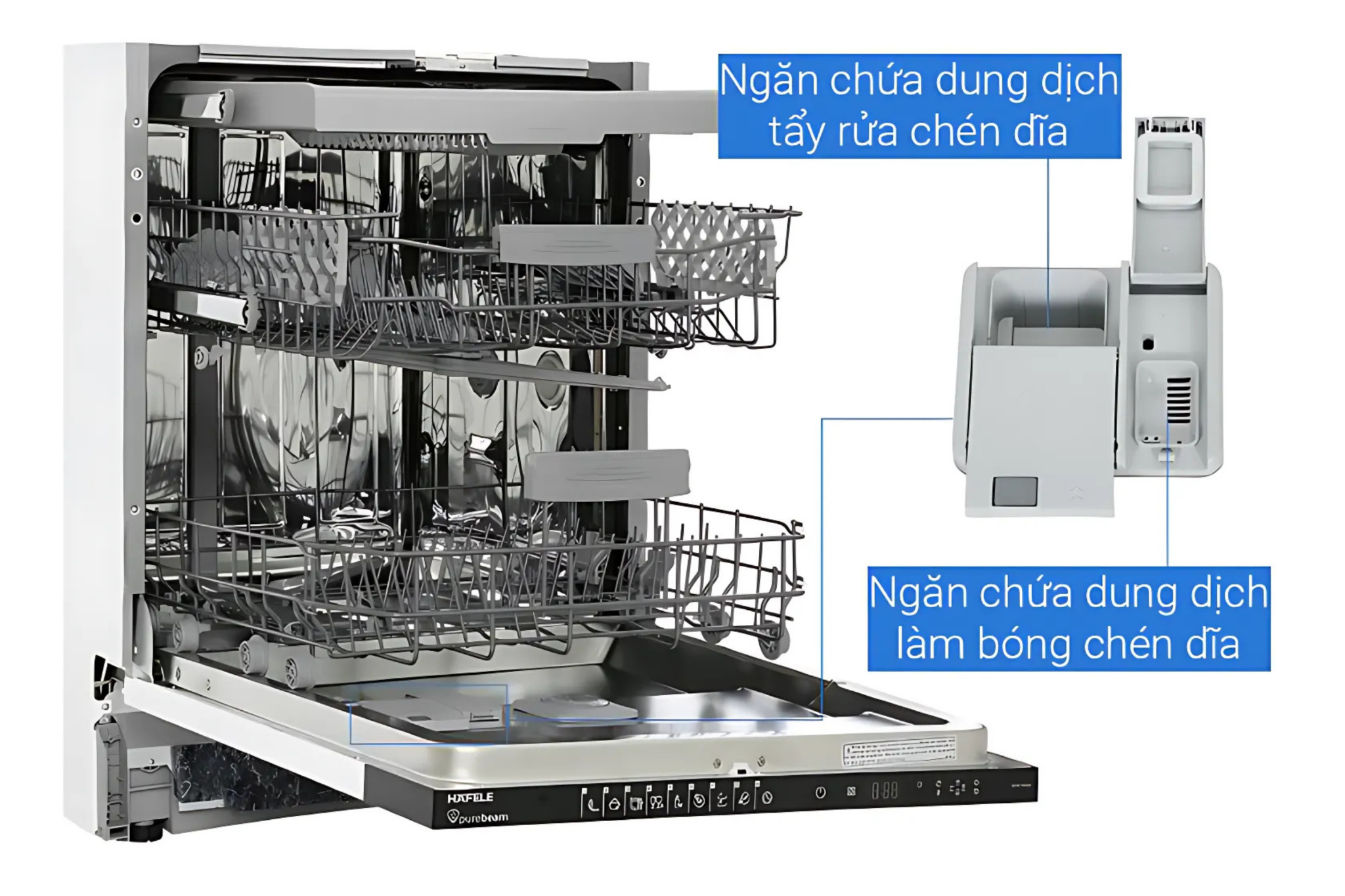 Máy Rửa Bát Âm Toàn Phần Hafele HDW-FI60D 533.23.320