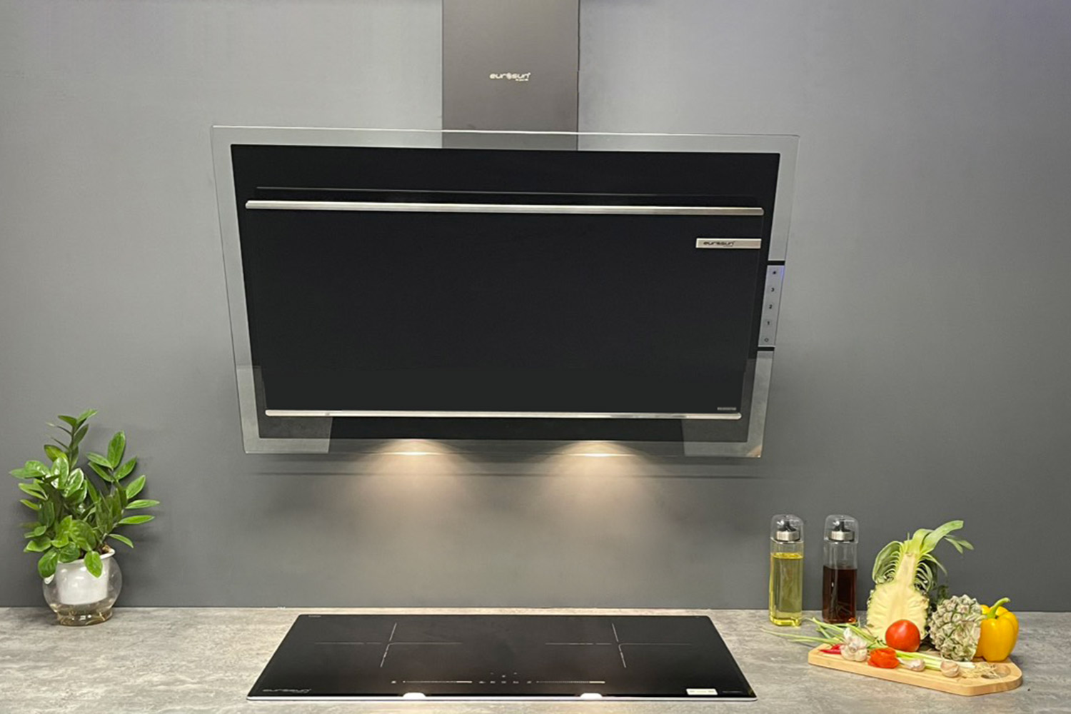 Hút mùi gắn tường Eurosun EH-90CN78B | 90 cm