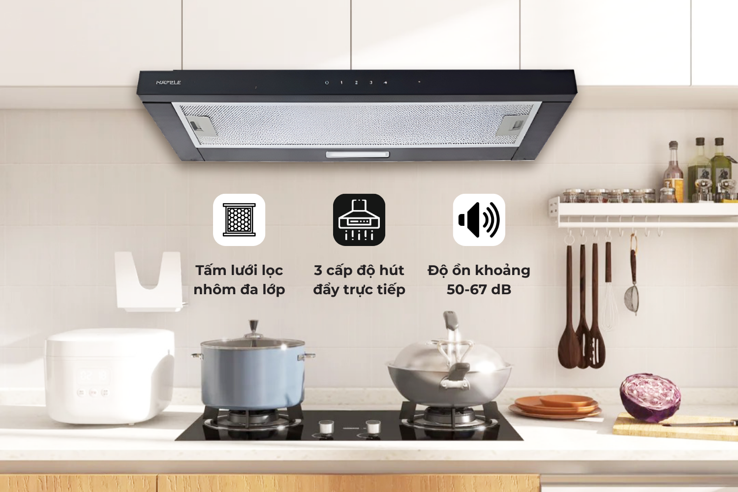 Vận hành êm ái với độ ồn thấp