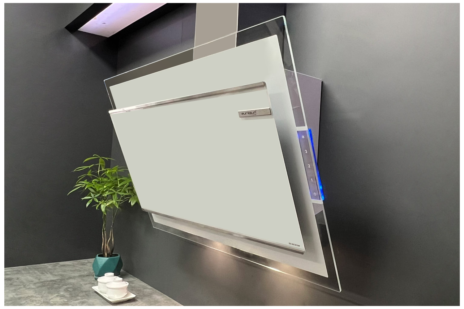 Hút mùi gắn tường Eurosun EH-90CN78W | 90 cm