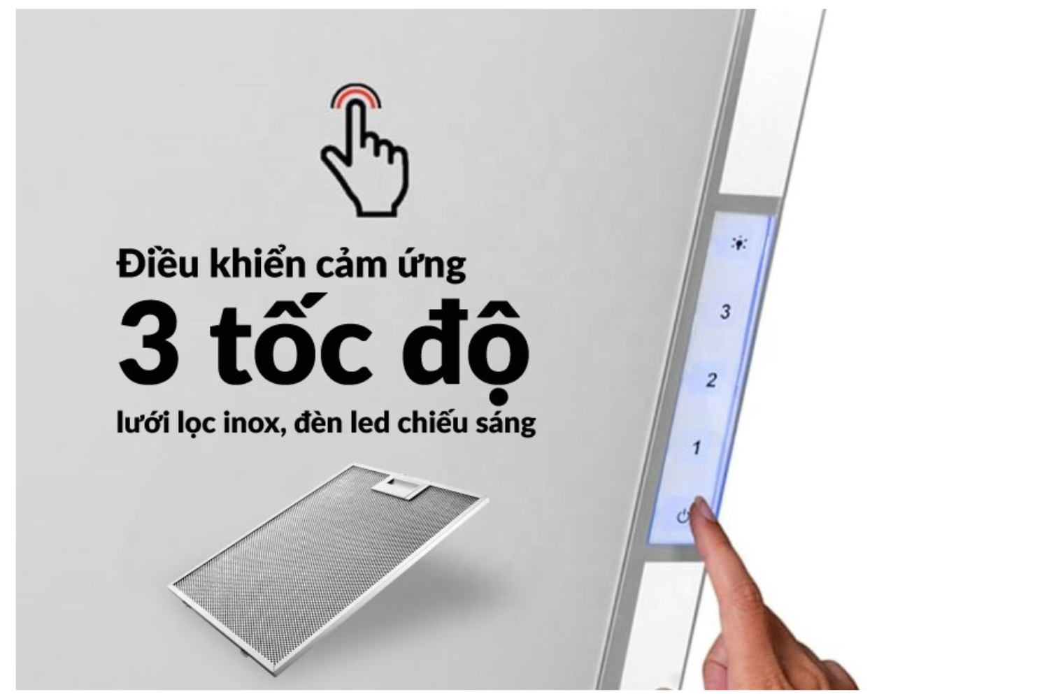 Hút mùi gắn tường Eurosun EH-70CN78W | 70 cm