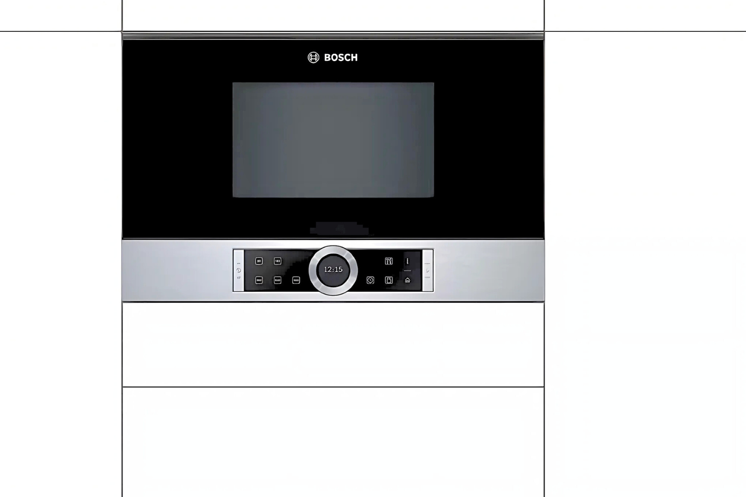 Lò Vi Sóng Không Đĩa Quay Bosch BFL634GS1B Series 8 | Khoang Lò 21 Lít