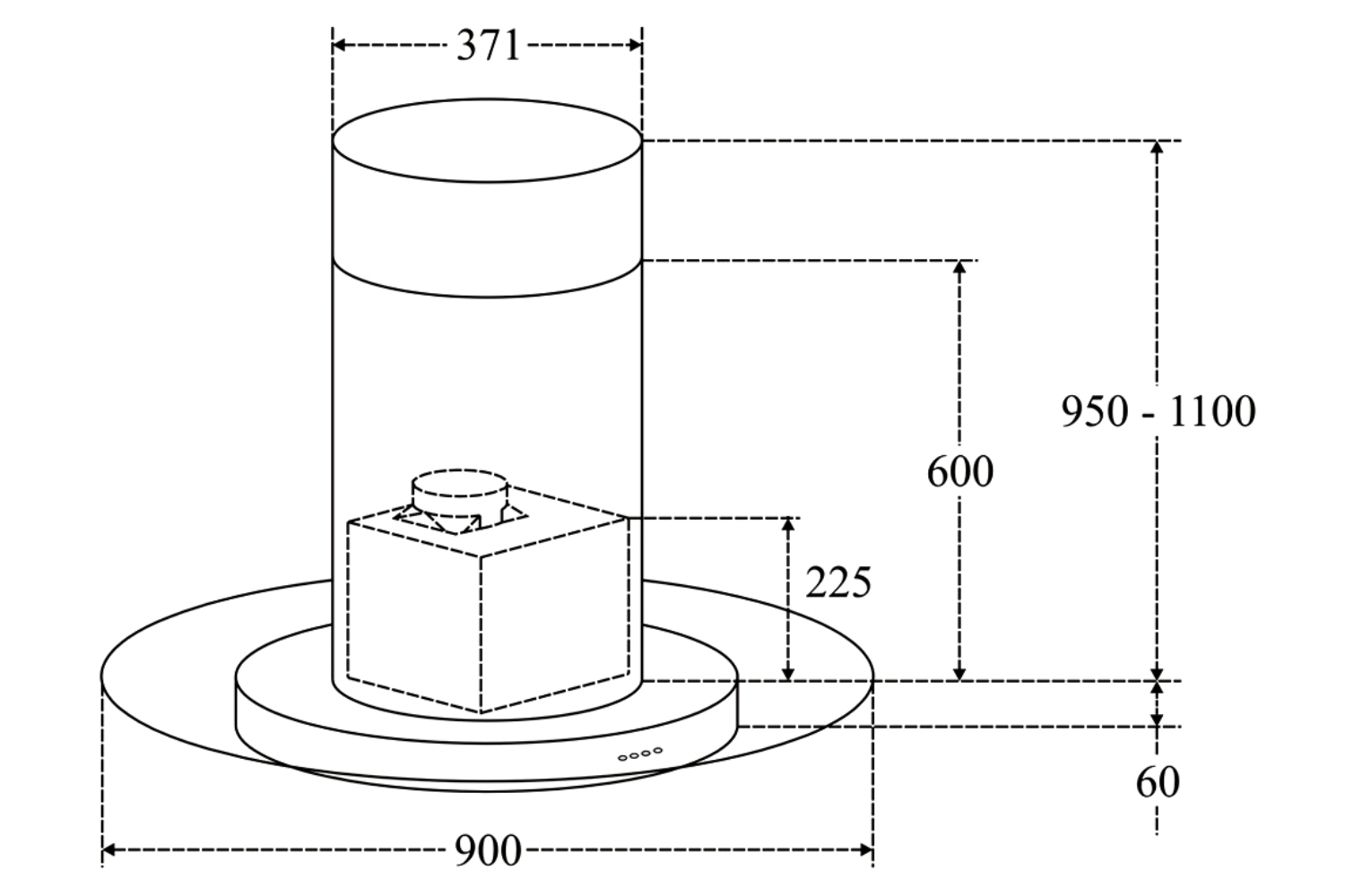 Máy Hút Mùi Treo Độc Lập Canzy CZ 350C