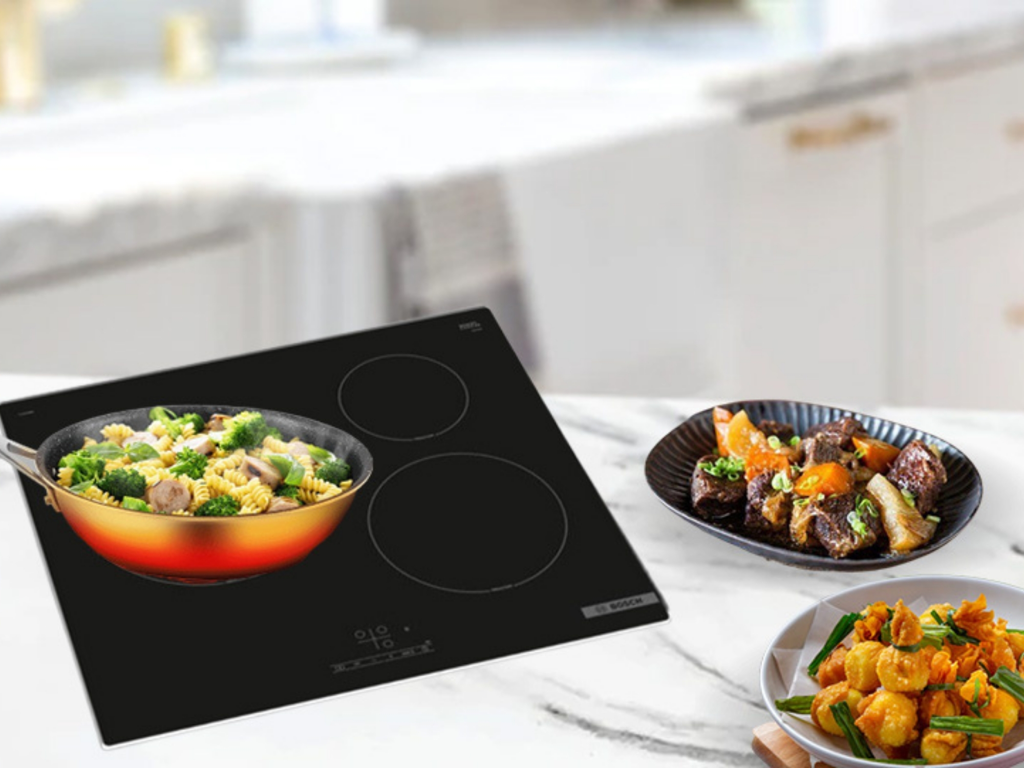 Bếp Từ Âm Bosch PUJ61RBB5E Serie 4 | 03 Vùng Nấu
