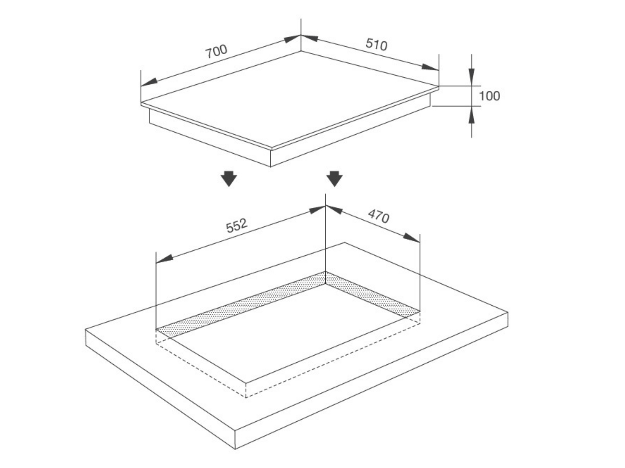Bếp Gas Malloca GHG724-MCB - Bếp Gas Âm 04 Vùng Nấu